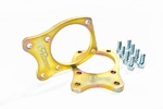 Rear drum trailing arms adapters for disc brakes BMW E36/5