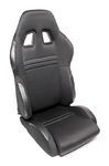 TA-Technix sport seat - black, adjustable